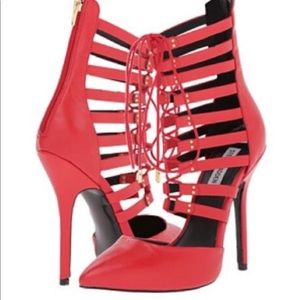 Red Steve Madden Pumps